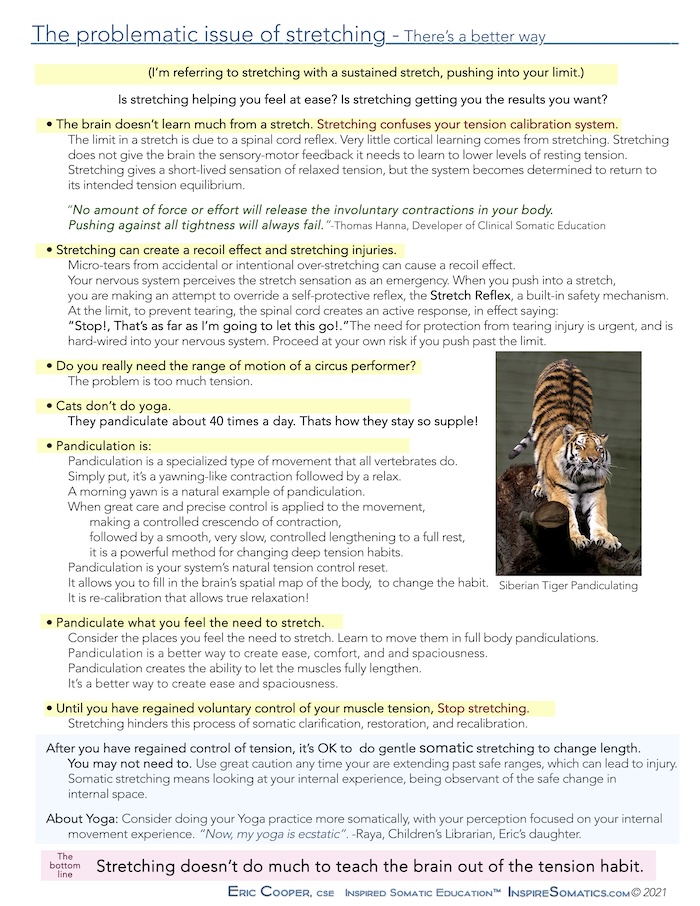 The Problematic Issue of Stretching PDF